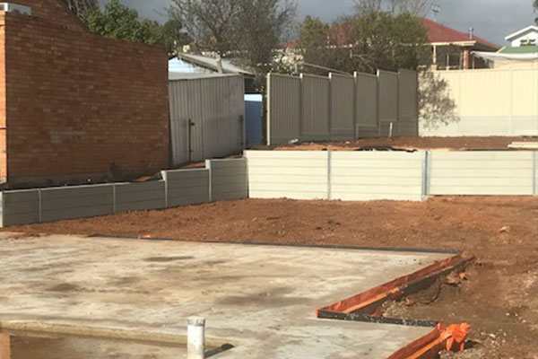 Retain SA retaining walls concrete walls Adelaide South Australia